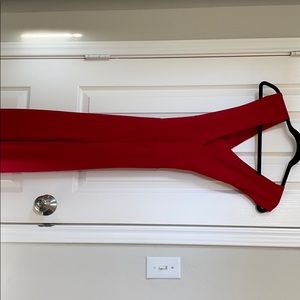 Red jumpsuit